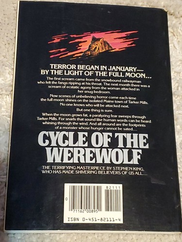 CYCLE OF THE WEREWOLF, Stephen King | 1st Edition 1st Print  VERY GOOD - Picture 2 of 4