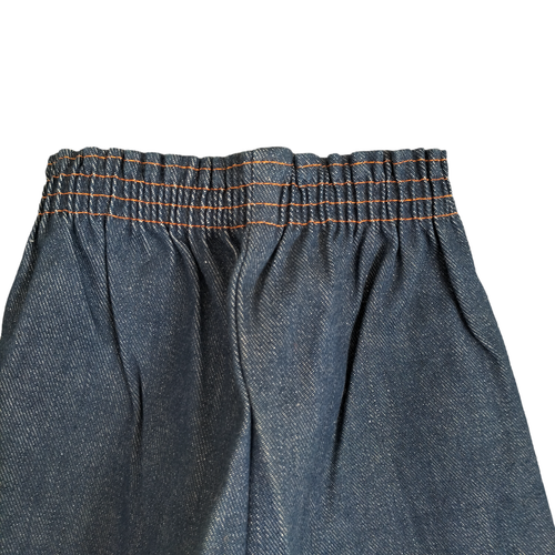 Vintage 70s 80s High Waisted Wide Leg Pleated Jeans Denim Size 5 - Picture 4 of 5