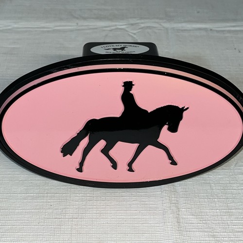 Horse Rider Rosa - 2" Remolque Enganche Cubierta Enchufe Inserto - Imagen 2 de 9