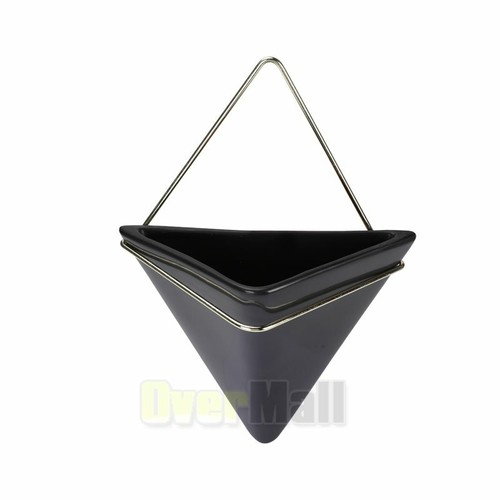 2pcs Triangle Wall Planter Geometric Wall Vases Metal Frame Wall Hanging S/M/L - Picture 22 of 37