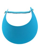 PICKLEBALL MARKETPLACE - Fabric Foam Sun Visor - No Headache - "Solid Aqua"