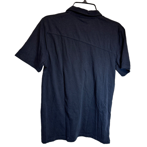 Volcom Wowzer Poloshirt Größe M Schwarz Kurzarm Skater Surf Utility - Bild 2 von 9