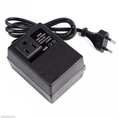 200W AC 220V zu auf 110V Reise Konverter Transformator Netzteil EU Stecker - Bild 7 von 8