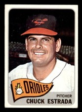 1965 Topps Baseball #378 Chuck Estrada VG *f1