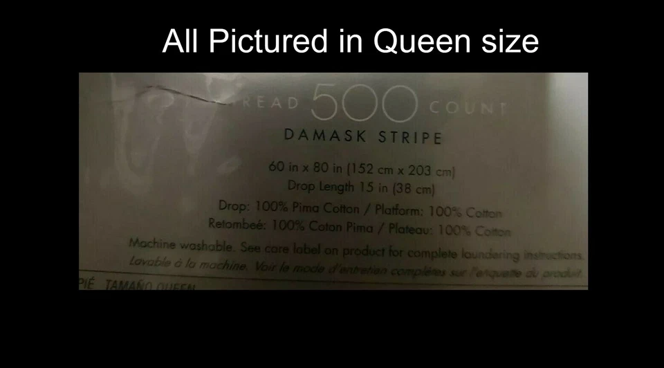 Wamsutta 500-Thread-Count PimaCott King Bed Skirt in Taupe - Image 3 of 3