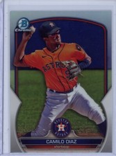 2023 Bowman Draft #BDC-129 Camilo Diaz Chrome Refractor