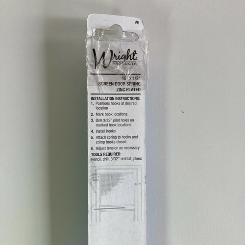 WRIGHT Screen Door V6 - 16" x 1/2" Spring Zinc Plated - FAST SHIPPING - Picture 6 of 6