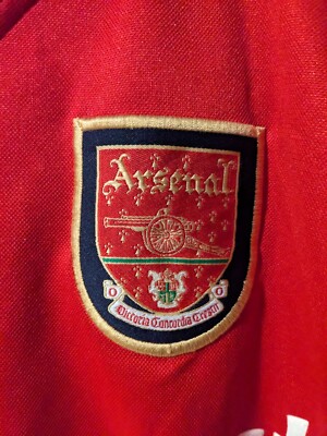 ウェア nike Arsenal 00/02  dreamcast L Dreamcast Arsenal 00-02 Home Nike Red Small Futbol Soccer Jersey