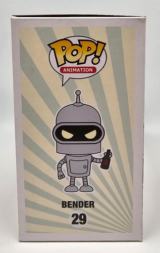 Funko Pop BENDER #29 Futurama Animation Vinyl Figur Protector Vaults TOY NEU - Bild 4 von 6