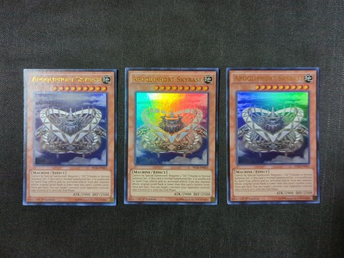 3x - Apoqliphort Skybase - SECE-EN023 - Ultra Rare - 1st Ed - LP - Picture 1 of 2