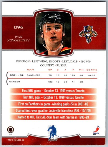 2002-03 Be A Player First Edition - Base Cards (1-100) - U-Pick From List - Picture 141 of 145