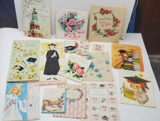 16 - 1950s Graduation Cards for Girls Junk Journal  1946 Graduation Song