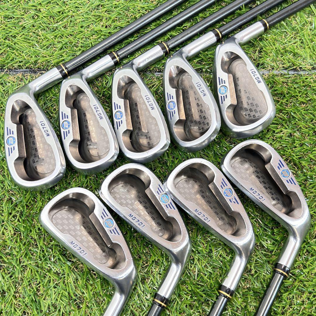 本間ゴルフ - 高級 HONMA BERES MG701 メンズ ゴルフ アイアンセット 星2 HONMA BERES MG701 2S アイアン9本セット