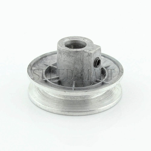 O Type Pulley 1 V Groove Bore 12mm OD 55mm Aluminium Alloy for O Belt Motor - Picture 1 of 7