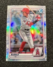 Werner Blakely 2020 1st Bowman Chrome Refractor Draft #BD-128 Los Angeles Angels