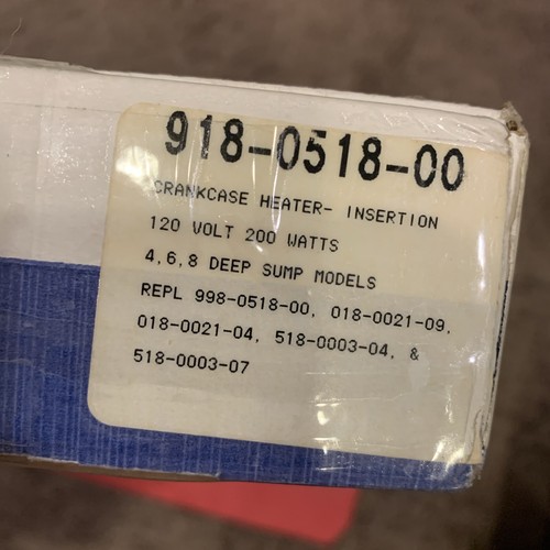 Copeland 918-0518-00 Kurbelgehäuseheizung 4-6-8 TIEFSUMME Einsatz 120V, 200 Watt - Bild 3 von 3