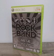 Rock Band: Metal Track Pack (Microsoft Xbox 360, 2009) CIB Complete Tested