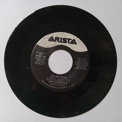 45 RPM Record LISA STANSFIELD You can't deny it / Lay me down Unplayed - Picture 2 of 2