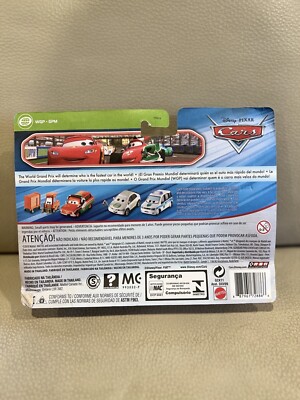 DISNEY PIXAR CARS 3 “TWO PACK ALEX MACHINO & GIUSEPPE MOTOROSI