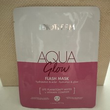 BIOTHERM AQUA GLOW FLASH MASK hydration und glow Feuchtigkeitsmaske 31 gr Neu