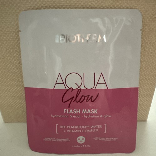 BIOTHERM AQUA GLOW FLASH MASK hydration und glow Feuchtigkeitsmaske 31 gr Neu - Bild 1 von 2