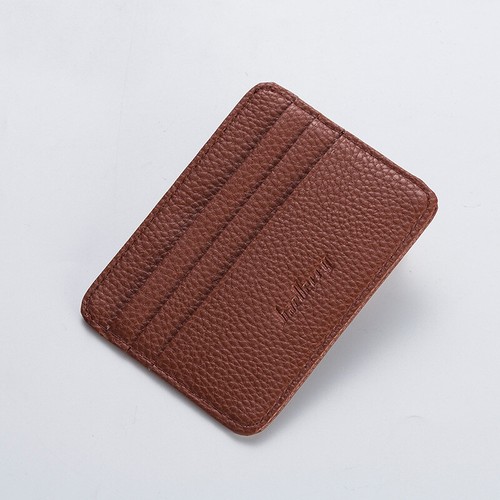 Mens Slim Leather Wallet Front Coin Pocket Credit Card Holder ID Card Cover Gift - Picture 28 of 31
