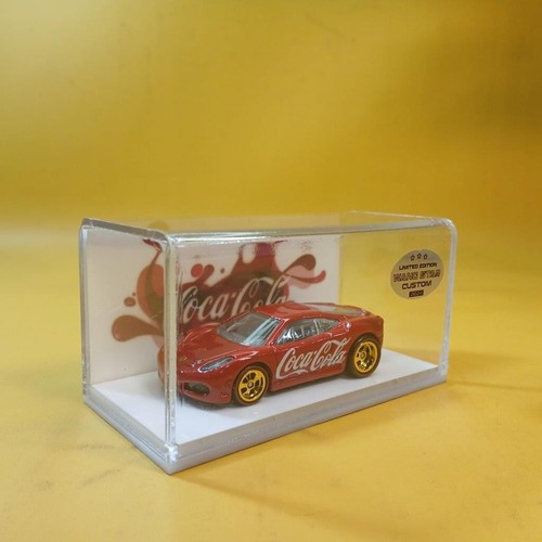 Hot Wheels FERRARI F430 CHALLENGE Red COCA COLA (WANGSTAR CUSTOM) REAL RIDERS - Picture 9 of 15