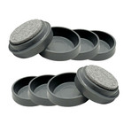 Castor Cups Anti Slips 66mm Carpet Floor Protector Sofa Chair Wheels Stops 8PK