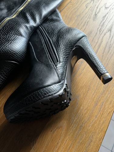 Stiefel Schwarz Gr. 37 Neu Gaudi - Bild 4 von 12