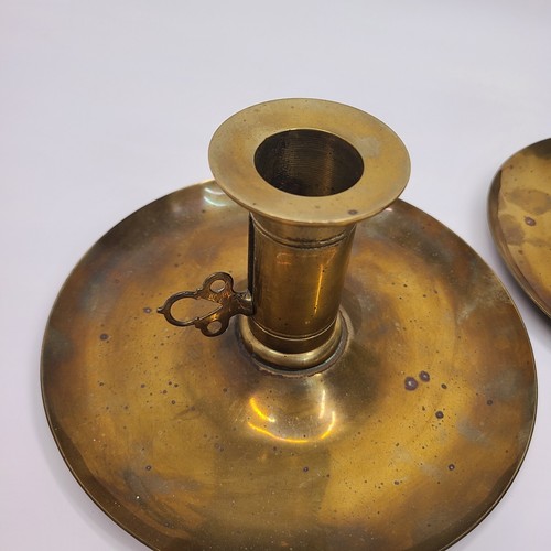 Antique Brass Candle Camber Holders Sweden Horndal Pushup MCM Gold Tone Sweden - Picture 4 of 14
