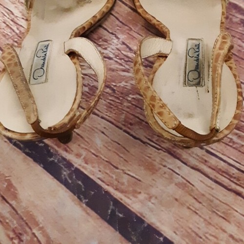 Oscar de la Renta Slingback Heels Animal Print Gr. 38,5 (ca. 8,5 US) - Bild 4 von 4