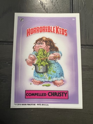 2016 Mark Pingitore Horrorible Kids You Pick VINYL GPK Complete Your Set - Imagen 23 de 81