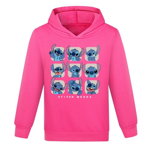 Lilo & Stitch Kapuzenpullover Mädchen Junge Sweatshirt Hoodie Pullover Langarm - Bild 12 von 28