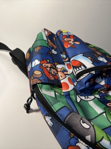 Nintendo Super Mario 16" Print Backpack School Book Bag School Supplies - Picture 4 of 5