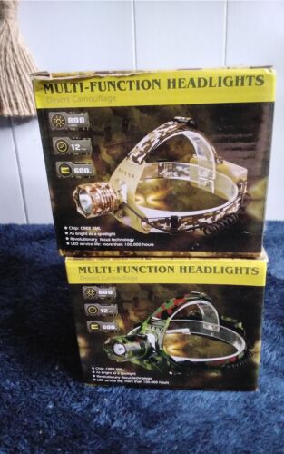 2 Faros Multifunción Desierto Camuflaje 800 Lúmenes 12 Horas 600M NUEVO - Imagen 3 de 7