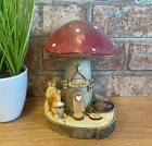 Shudehill Giftware Folkart Red Mushroom Cottage Ornament Boxed JD341804R