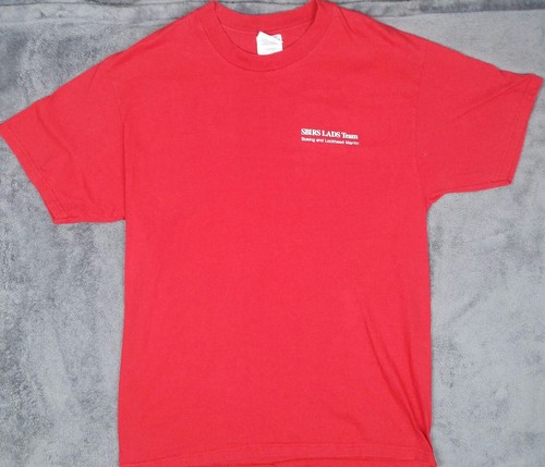 Vintage Lockheed Martin & Boeing LADS SBIRS T Shirt Mens Large 90s Rare Space - Picture 5 of 7
