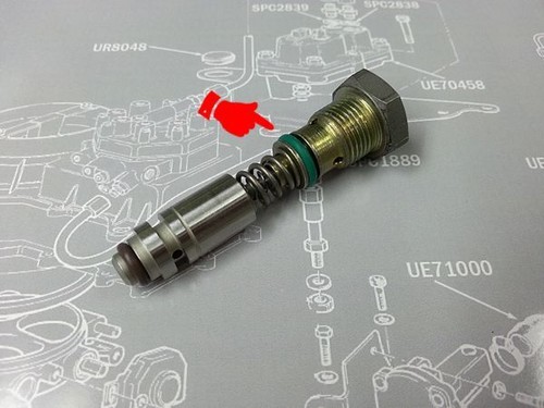 0438100069 Kit de reparación para distribuidor de combustible Bosch Mercedes 280 CE SLC W123 R107 - Imagen 9 de 11