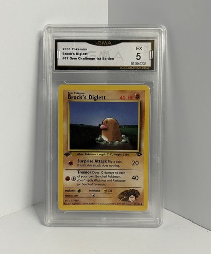 1ª Edición Desafío Gimnasio Brock’s Diglett GMA 5 Pokémon Tarjeta Clasificada 67/132 - Imagen 1 de 2