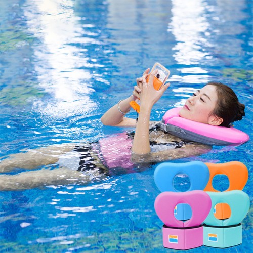̃Set Cintura Collo Nuoto Rosa Collare Galleggiante Bambini Adulti Safty - Foto 3 di 9