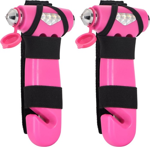 Cortador de martillos y cinturones de seguridad de emergencia para automóvil - Paquete de 2 herramientas de escape de seguridad - Imagen 9 de 21