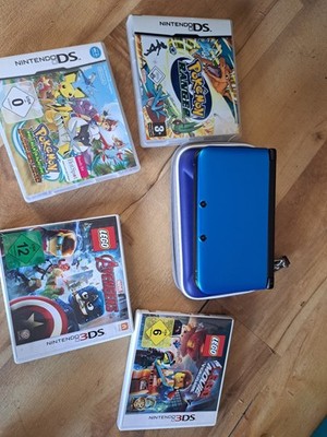 Nintendo 3 DS XL Mit 5 Spiele Und Ladekabel Mit Tasche