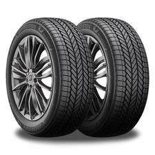 2 Bridgestone WeatherPeak 225/45R17 91V All Season 3PMSF Rated 70K Mi Warranty