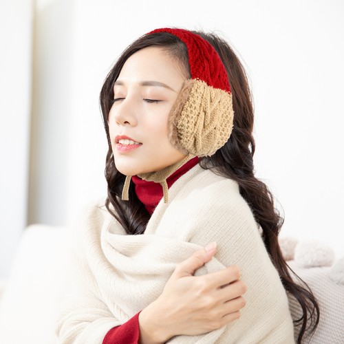 1Pc Christmas Earmuffs Headband Warm Ear Covers Adorable Headdress - Imagen 7 de 12