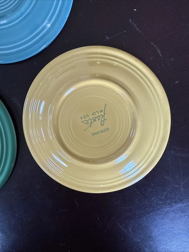 6Vintage Fiestaware Mixed Color Bread & Butter Plates 6.25" Fiesta - Bild 14 von 17