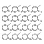  200pcs Stainless Steel Hose Clamp Kit: Spring Band Pipe Clips For Water Pipe