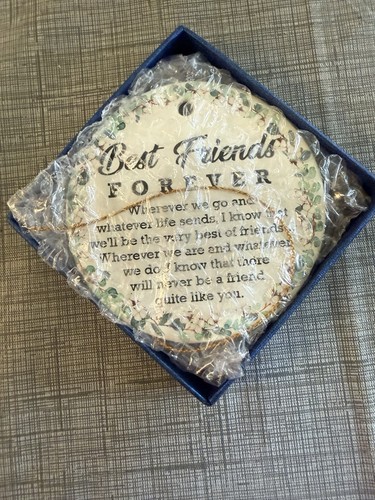 Friendship Gift for Best Friend, Ornament Christmas Ceramic 2.87” (M) - Imagen 3 de 4