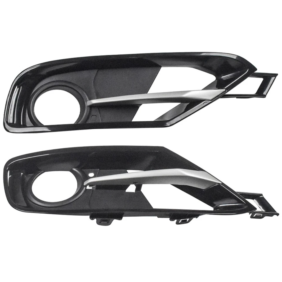 Front Bumper Fog Light Grille w/ Trim Cover for BMW 328i 328d 335i 320i xDrive - Image 2 of 4