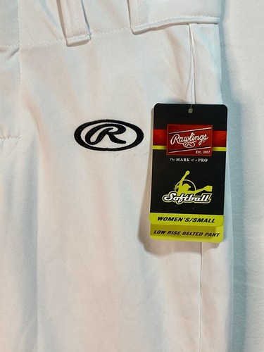 Pantaloni da softball Rawlings donna Fastpitch WRB150-W-88 taglia small NUOVI - Foto 4 di 15