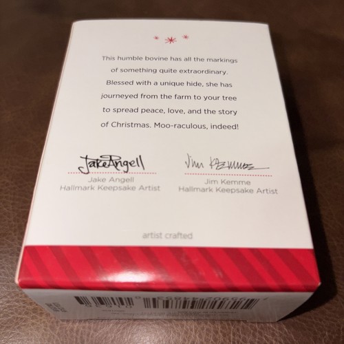 Original Hallmark Andenken Ornament 2014 Heilige Kuh Krippe Szene OFFENE BOX - Bild 3 von 9